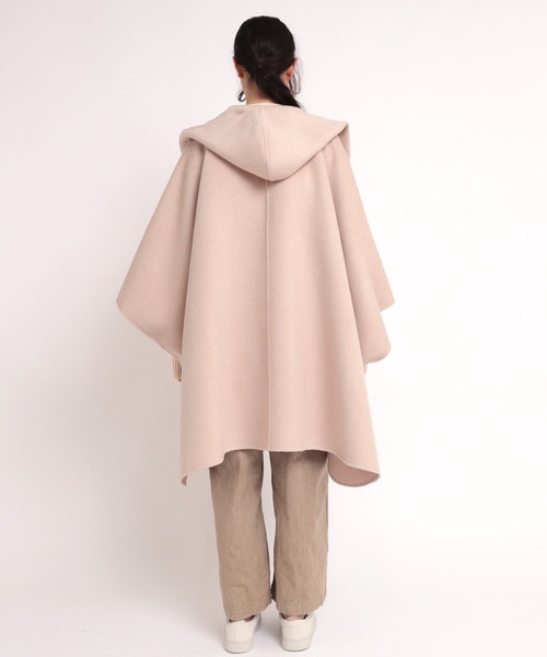 RNA-N（アールエヌエーエヌ）の「J1999 リバーポンチョ（ポンチョ・レディース・アイボリー/ライトブラウン・MEDIUM）」の9枚目の写真