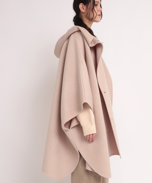 RNA-N（アールエヌエーエヌ）の「J1999 リバーポンチョ（ポンチョ・レディース・アイボリー/ライトブラウン・MEDIUM）」の6枚目の写真