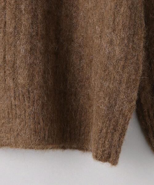 AURALEE ブラウン カーディガン Baby Cashmere Knit Cardigan(3(MEN) Natural Brown/ナチュラル