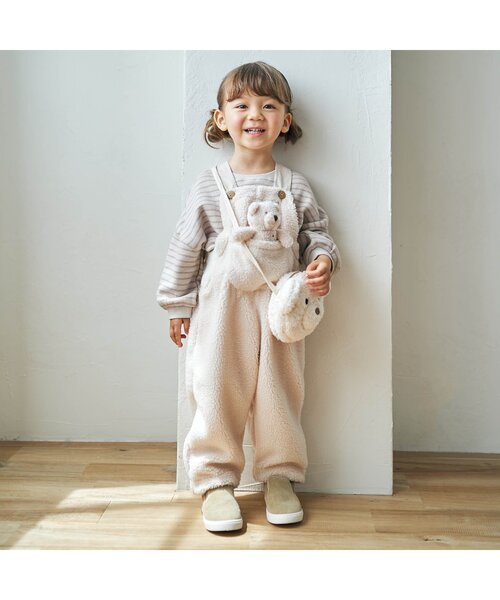 apres les cours（アプレレクール）の「tiny bear ポシェット（ショルダーバッグ・キッズ・ベージュ/アイボリー・FREE）」の6枚目の写真