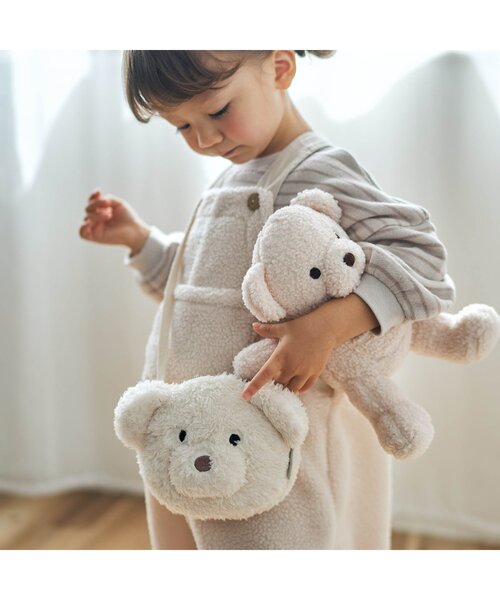 apres les cours（アプレレクール）の「tiny bear ポシェット（ショルダーバッグ・キッズ・ベージュ/アイボリー・FREE）」の7枚目の写真