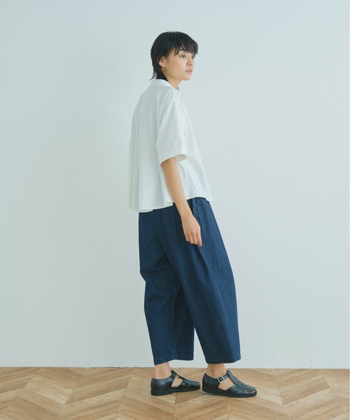 Kelen（ケレン）の「「KELEN/ ケレン」タック&ギャザーバルーンラインパンツ"JESSI DENIM"（デニムパンツ・レディース・ライトインディゴブルー/ワンウォッシュ・S/M）」の3枚目の写真