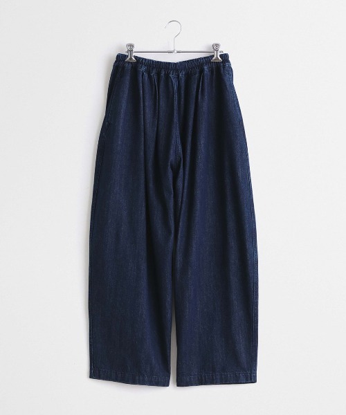 Kelen（ケレン）の「「KELEN/ ケレン」タック&ギャザーバルーンラインパンツ"JESSI DENIM"（デニムパンツ・レディース・ライトインディゴブルー/ワンウォッシュ・S/M）」の19枚目の写真