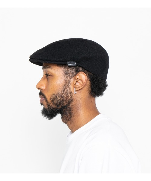 APPLEBUM（アップルバム）の「KANGOL Hunting Cap（ハンチング/ベレー帽・メンズ・ブラック・LARGE/X-LARGE/MEDIUM）」の8枚目の写真