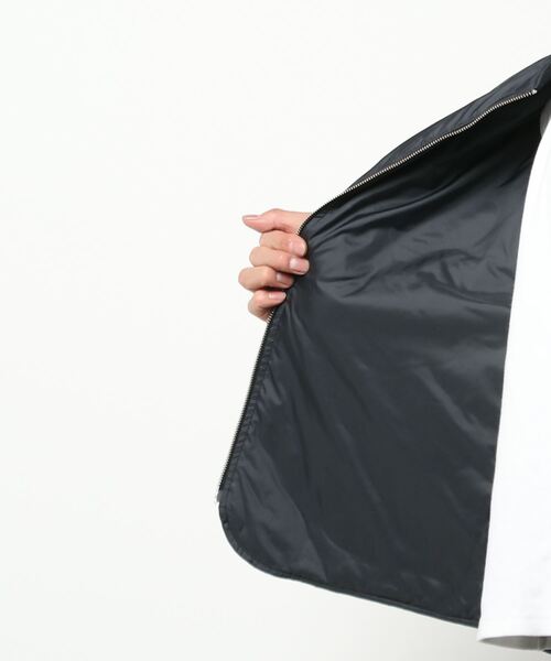 LAVENHAM（ラベンハム）の「【LAVENHAM/ラベンハム】LAVENSTER BOMBER GILET/キルティングベスト（ダウンベスト・メンズ・ブラック・MEDIUM/LARGE）」の2枚目の写真