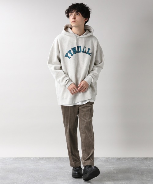 RAGEBLUE（レイジブルー）の「＜SIGNAL SPORTS＞カレッジ裏起毛スウェットパーカー/254717（パーカー・メンズ・ホワイト/パープル/ブルー/グリーン/スミクロ・MEDIUM/LARGE/X-LARGE）」の6枚目の写真