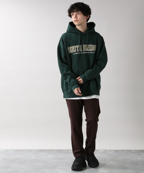 RAGEBLUE（レイジブルー）の「＜SIGNAL SPORTS＞カレッジ裏起毛スウェットパーカー/254717（パーカー・メンズ・ホワイト/パープル/ブルー/グリーン/スミクロ・MEDIUM/LARGE/X-LARGE）」の12枚目の写真