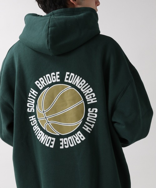 RAGEBLUE（レイジブルー）の「＜SIGNAL SPORTS＞カレッジ裏起毛スウェットパーカー/254717（パーカー・メンズ・ホワイト/パープル/ブルー/グリーン/スミクロ・MEDIUM/LARGE/X-LARGE）」の16枚目の写真