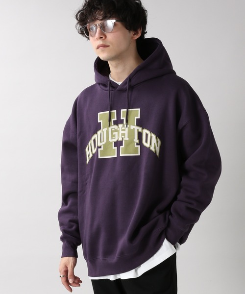 RAGEBLUE（レイジブルー）の「＜SIGNAL SPORTS＞カレッジ裏起毛スウェットパーカー/254717（パーカー・メンズ・ホワイト/パープル/ブルー/グリーン/スミクロ・MEDIUM/LARGE/X-LARGE）」の20枚目の写真