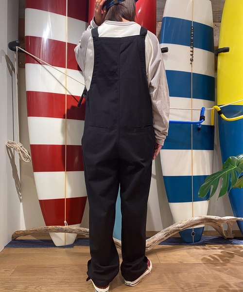 OLD BETTY'S（オールドベティーズ）の「G.B. Chino Overall（サロペット/オーバーオール・レディース・ブラック/ブラウン/アイボリー・FREE）」の6枚目の写真