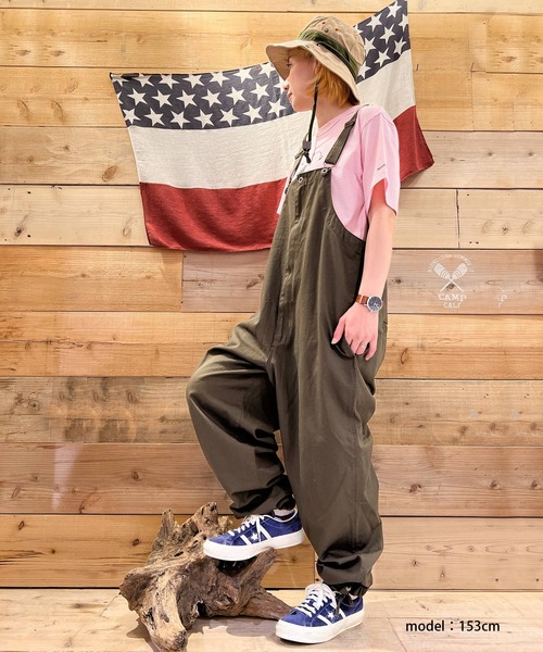 OLD BETTY'S（オールドベティーズ）の「G.B. Chino Overall（サロペット/オーバーオール・レディース・ブラック/ブラウン/アイボリー・FREE）」の19枚目の写真