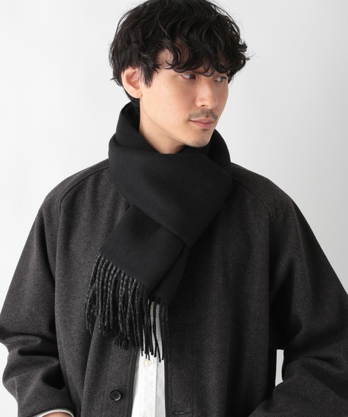 GLOBAL WORK(グローバルワーク)の「ウールカシミヤリバーシブルマフラー/236215(マフラー・メンズ・グリーン/ブルー/ブラック/チャコールグレー/ネイビー・FREE)」の11枚目の写真