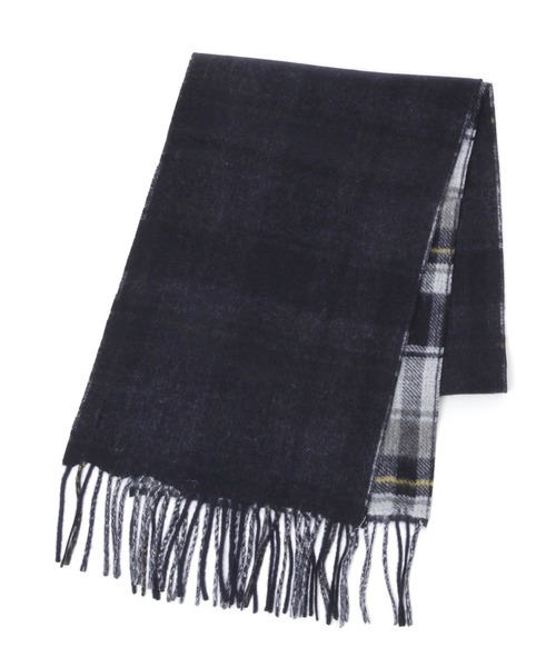 GLOBAL WORK(グローバルワーク)の「ウールカシミヤリバーシブルマフラー/236215(マフラー・メンズ・グリーン/ブルー/ブラック/チャコールグレー/ネイビー・FREE)」の16枚目の写真