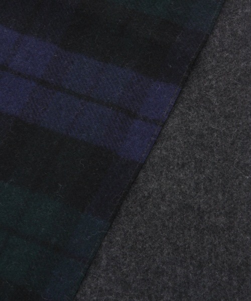 GLOBAL WORK(グローバルワーク)の「ウールカシミヤリバーシブルマフラー/236215(マフラー・メンズ・グリーン/ブルー/ブラック/チャコールグレー/ネイビー・FREE)」の13枚目の写真