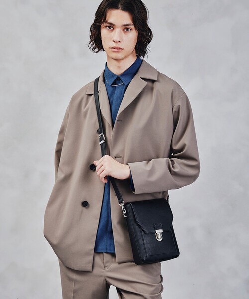 tk.TAKEO KIKUCHI（ティーケータケオキクチ）の「◆フラップスクエアボックスショルダーバッグ（ショルダーバッグ・メンズ・ブラック/グレー/ブラック系3・00）」の15枚目の写真