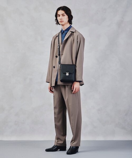 tk.TAKEO KIKUCHI（ティーケータケオキクチ）の「◆フラップスクエアボックスショルダーバッグ（ショルダーバッグ・メンズ・ブラック/グレー/ブラック系3・00）」の18枚目の写真