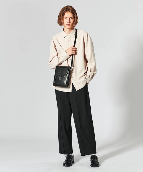 tk.TAKEO KIKUCHI（ティーケータケオキクチ）の「◆フラップスクエアボックスショルダーバッグ（ショルダーバッグ・メンズ・ブラック/グレー/ブラック系3・00）」の20枚目の写真