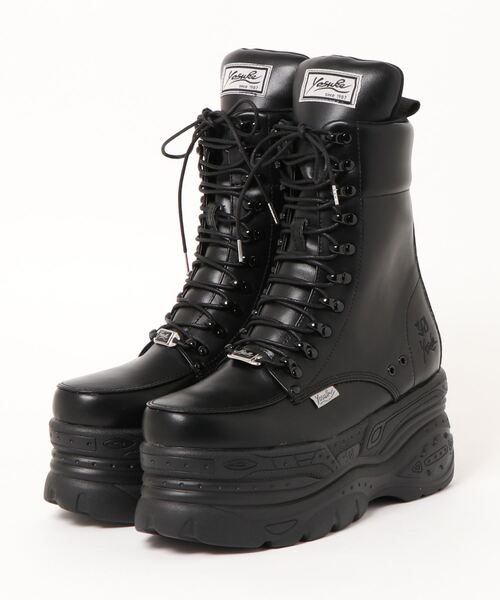 Yosuke ヨースケ メンズ厚底レースアップショートブーツ ブーツ Yosuke ヨースケ のファッション通販 Zozotown