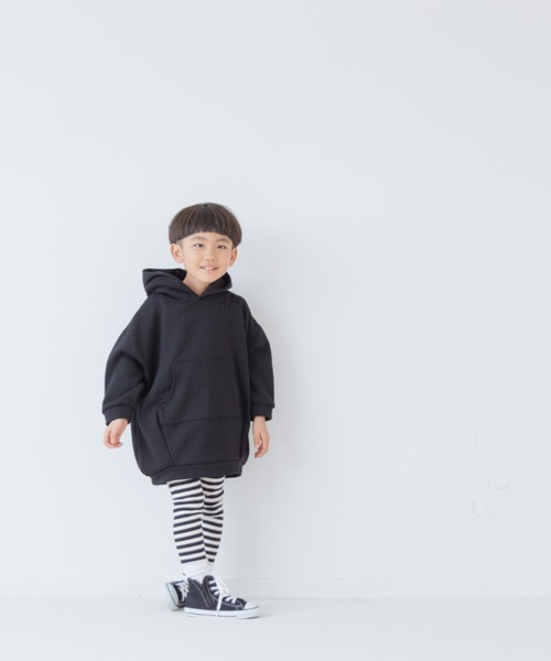 LOWRYS FARM（ローリーズファーム）の「ダンボールＢＩＧパーカー　258560（パーカー・キッズ・ブラック/ピンク/アイボリー・110cm/120cm/130cm/140cm/150cm）」の18枚目の写真