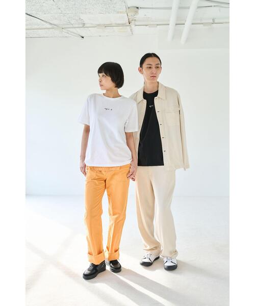 agnes b.（アニエスベー）の「ロゴプリント コットン 半袖 Tシャツ ”Le Mixte”（Tシャツ/カットソー・レディース・ブラック・SMALL/LARGE/X-LARGE/MEDIUM/X-SMALL）」の10枚目の写真