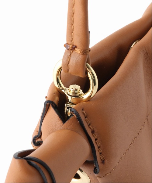 LAURA DI MAGGIO(ローラディマッジオ)の「【LAURA DI MAGGIO /ローラ ディマッジオ】ミニポシェット◆(ショルダーバッグ・レディース・キャメル/ブラック・FREE)」の11枚目の写真