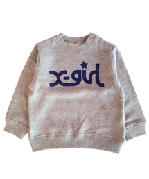 X-girl Stages | CREW NECK SWEAT LOGO (12M～3T)(スウェット)