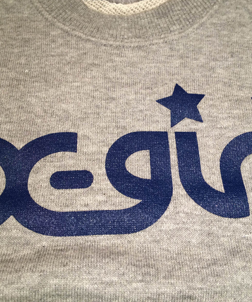 X-girl Stages（エックスガールステージス）の「CREW NECK SWEAT LOGO (12M～3T)（スウェット・キッズ・ネイビー/ピンク/イエロー・12M/3T/2T）」の6枚目の写真