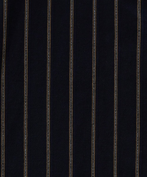 LOISIR（ロワズィール）の「ドビーストライプチュニック（チュニック・レディース・ネイビー/キナリ・FREE）」の4枚目の写真