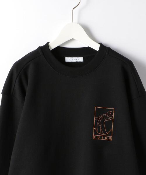 FUTUR(フューチャー)の「<FUTUR × monkey time> OUTLINE SWT CN/スウェット(スウェット・メンズ・ブラック・L/M/XL)」の3枚目の写真