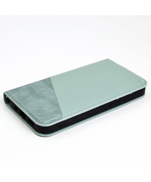 SLY（スライ）の「iPhone14 iPhone14Pro iPhone13 iPhone13Pro SLY [ハーフクロコ手帳] スマホケース アイフォン（スマホケース/カバー・レディース・ブラック/ベージュ/ブルー・K/O/N）」の18枚目の写真