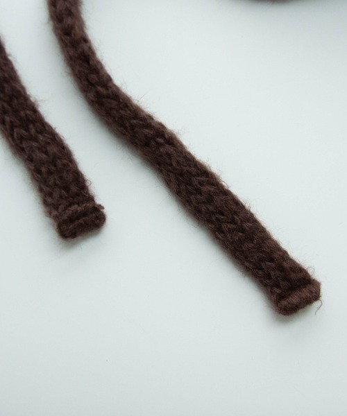 UNE MANSION（ユヌマンション）の「【お気に入り登録者15000人突破！！ 大人気のニット帽】【UNE ORIGINAL】フライトキャップ/ニット耳あて帽子（ニットキャップ/ビーニー・レディース・ベージュ/ブラウン/グリーン/ネイビー/ワイン/チャコール/ブラック・ONE SIZE）」の11枚目の写真