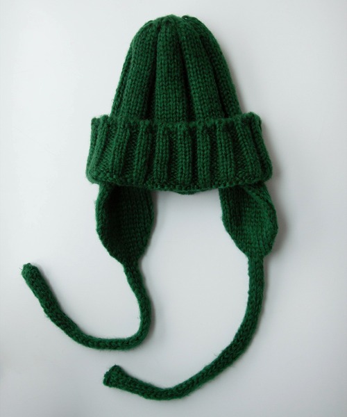 UNE MANSION（ユヌマンション）の「【お気に入り登録者15000人突破！！ 大人気のニット帽】【UNE ORIGINAL】フライトキャップ/ニット耳あて帽子（ニットキャップ/ビーニー・レディース・ベージュ/ブラウン/グリーン/ネイビー/ワイン/チャコール/ブラック・ONE SIZE）」の12枚目の写真