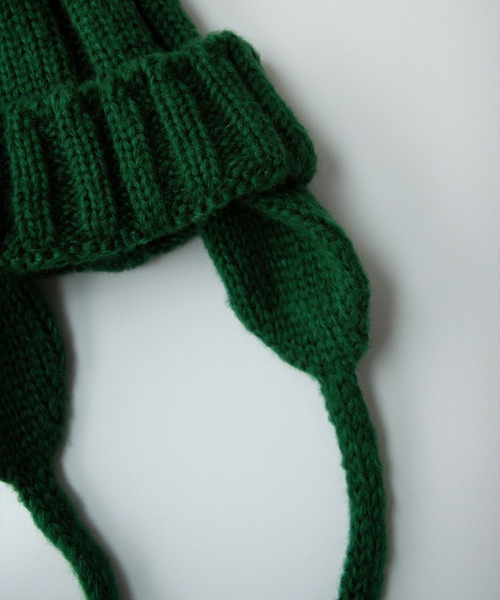 UNE MANSION（ユヌマンション）の「【お気に入り登録者15000人突破！！ 大人気のニット帽】【UNE ORIGINAL】フライトキャップ/ニット耳あて帽子（ニットキャップ/ビーニー・レディース・ベージュ/ブラウン/グリーン/ネイビー/ワイン/チャコール/ブラック・ONE SIZE）」の13枚目の写真