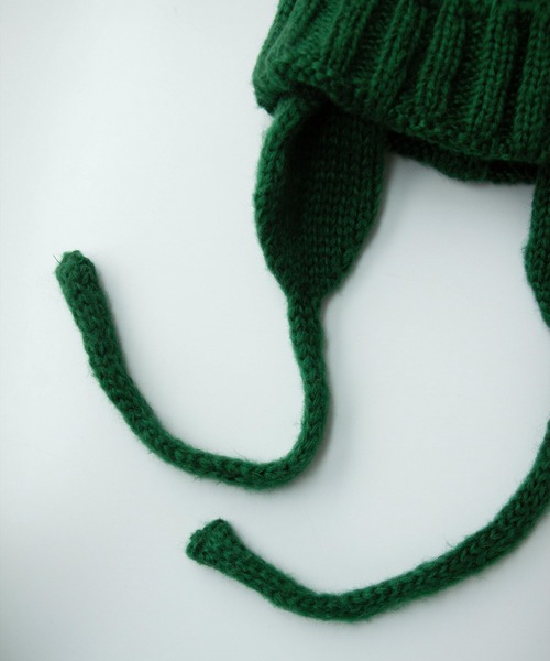 UNE MANSION（ユヌマンション）の「【お気に入り登録者15000人突破！！ 大人気のニット帽】【UNE ORIGINAL】フライトキャップ/ニット耳あて帽子（ニットキャップ/ビーニー・レディース・ベージュ/ブラウン/グリーン/ネイビー/ワイン/チャコール/ブラック・ONE SIZE）」の14枚目の写真