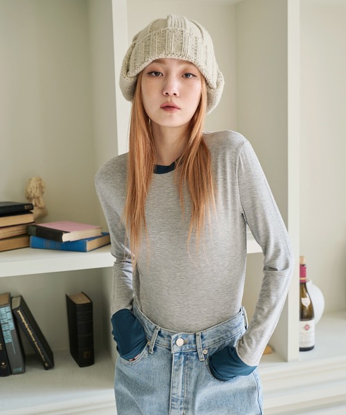 UNE MANSION（ユヌマンション）の「【お気に入り登録者15000人突破！！ 大人気のニット帽】【UNE ORIGINAL】フライトキャップ/ニット耳あて帽子（ニットキャップ/ビーニー・レディース・ベージュ/ブラウン/グリーン/ネイビー/ワイン/チャコール/ブラック・ONE SIZE）」の17枚目の写真