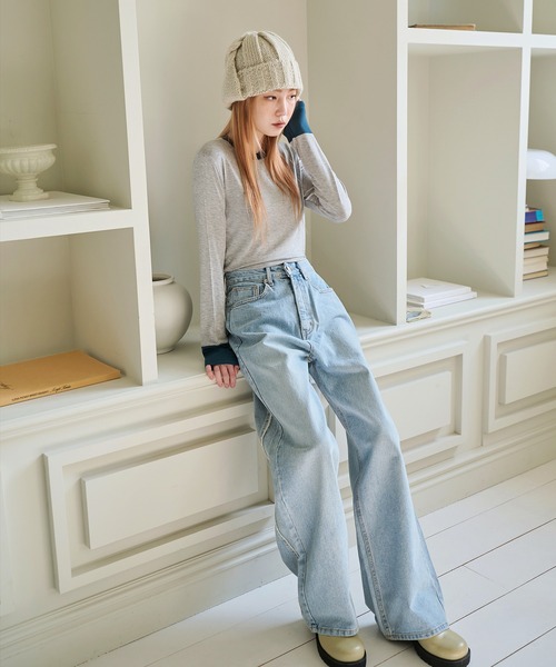 UNE MANSION（ユヌマンション）の「【お気に入り登録者15000人突破！！ 大人気のニット帽】【UNE ORIGINAL】フライトキャップ/ニット耳あて帽子（ニットキャップ/ビーニー・レディース・ベージュ/ブラウン/グリーン/ネイビー/ワイン/チャコール/ブラック・ONE SIZE）」の20枚目の写真