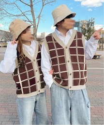 PairPair | ジャガードニットベスト(ユニセックス)(ベスト)