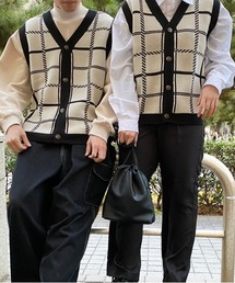 PairPair | ジャガードニットベスト(ユニセックス)(ベスト)