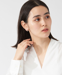 【IROLIER】サイコロキャッチ5パールピアス