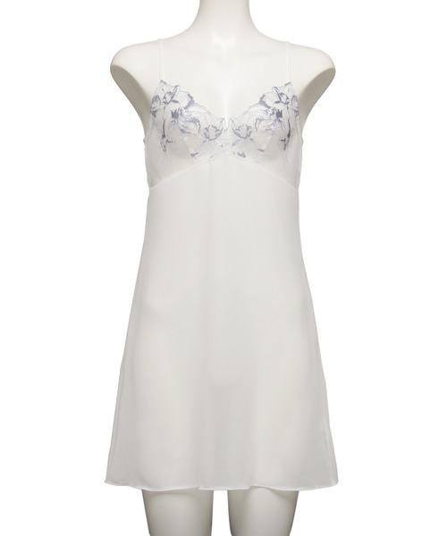 Chut！ INTIMATES（シュットインティメイツ）の「シアーライトブラ スリップ (C375)（その他アンダーウェア/インナー・レディース・パープル/ホワイト/ダークグリーン・80-80/90-80/85-80）」の2枚目の写真