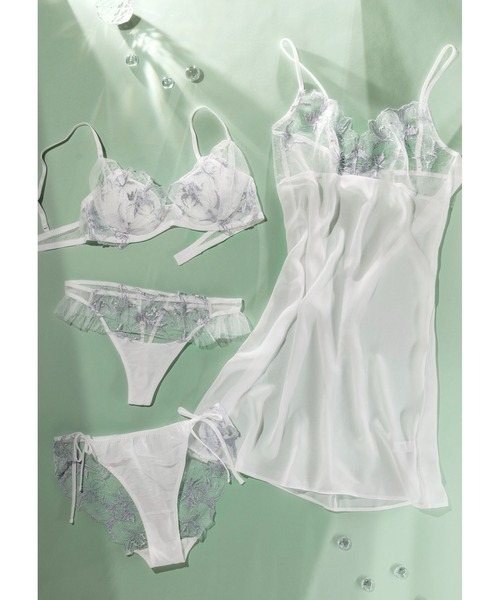 Chut！ INTIMATES（シュットインティメイツ）の「シアーライトブラ スリップ (C375)（その他アンダーウェア/インナー・レディース・パープル/ホワイト/ダークグリーン・80-80/90-80/85-80）」の4枚目の写真