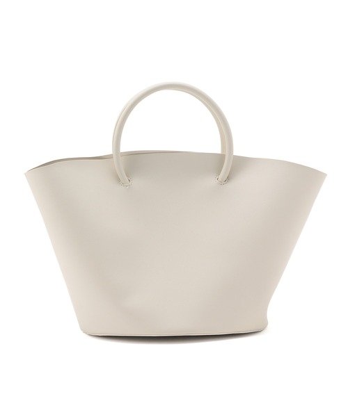 SALON adam et rope'（サロン アダム エ ロペ）の「【2WAY】フェイクレザーバスケットバッグ（ハンドバッグ・レディース・ホワイト/ブラック/サックスブルー・FREE）」の21枚目の写真