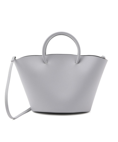 SALON adam et rope'（サロン アダム エ ロペ）の「【2WAY】フェイクレザーバスケットバッグ（ハンドバッグ・レディース・ホワイト/ブラック/サックスブルー・FREE）」の15枚目の写真