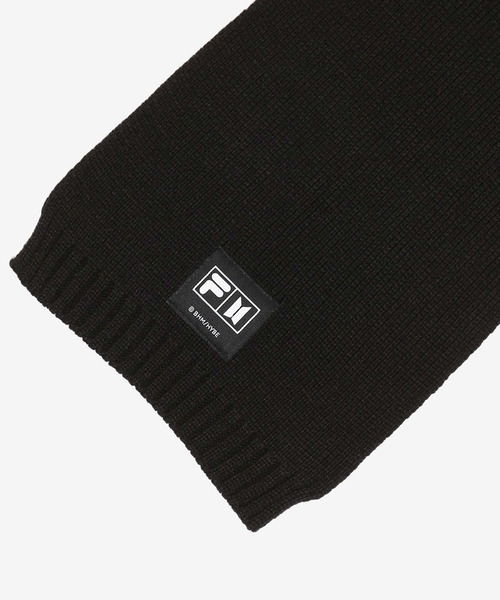 FILA（フィラ）の「FILA x BTS MUFFLER / フィラ x ビーティ―エス マフラー（マフラー・レディース・ブラック・FREE）」の4枚目の写真