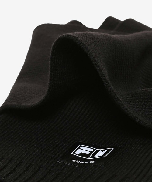 FILA（フィラ）の「FILA x BTS MUFFLER / フィラ x ビーティ―エス マフラー（マフラー・レディース・ブラック・FREE）」の6枚目の写真