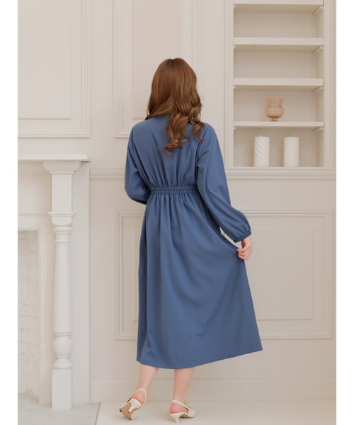 Areeam（アリーム）の「レースタックワンピース（ワンピース・レディース・グレイッシュベージュ/ブルー・FREE）」の21枚目の写真