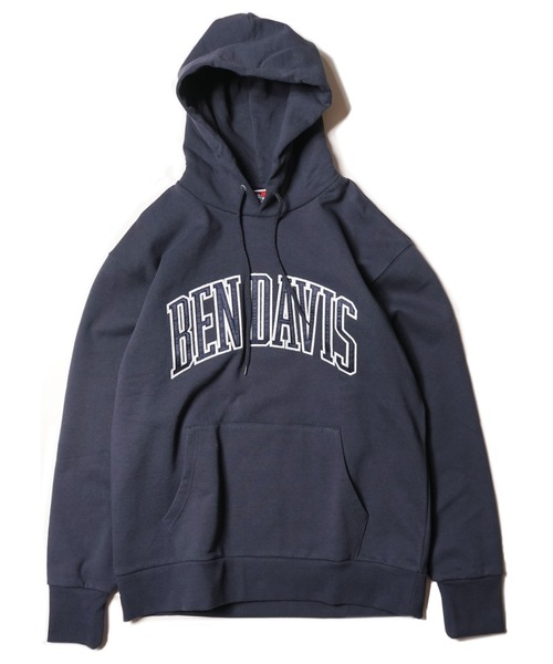 BEN DAVIS（ベンデイビス）の「《BEN DAVIS》COLLEGE SWEAT PARKA/ワッペン刺繍パーカー（パーカー・メンズ・ホワイト/ブラック/ベージュ/グリーン/ネイビー・SMALL/MEDIUM/LARGE/X-LARGE）」の9枚目の写真