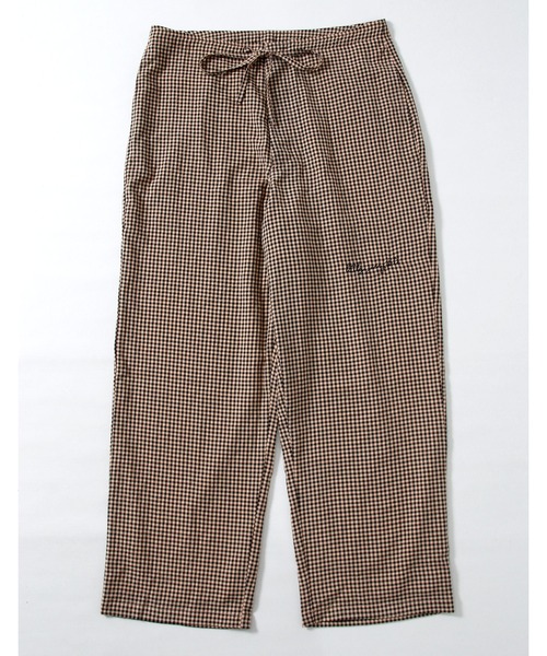 Little sunny bite(リトルサニーバイト)の「Check loose pants(その他パンツ・レディース・オレンジ/ブラック×イエロー/ブラック×ピンク・SMALL/MEDIUM)」の1枚目の写真