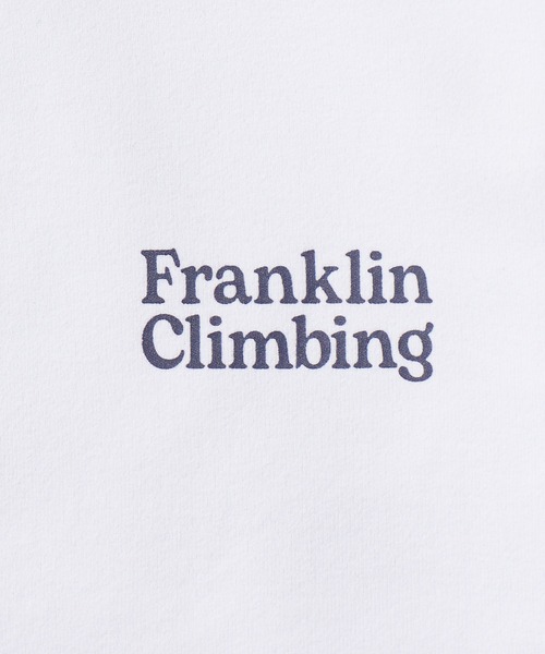 Franklin Climbing（フランクリンクライミング）の「【KIDS】【Franklin Climbing】フレックスバックプリントボックスロゴ半袖Tee（Tシャツ/カットソー・キッズ・ホワイト/ブラック/ベージュ/レッド/サックスブルー・S/M/L/XL/XXL）」の7枚目の写真