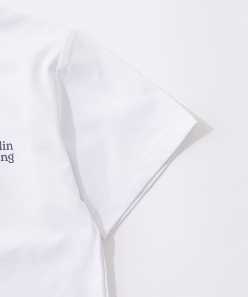 Franklin Climbing（フランクリンクライミング）の「【KIDS】【Franklin Climbing】フレックスバックプリントボックスロゴ半袖Tee（Tシャツ/カットソー・キッズ・ホワイト/ブラック/ベージュ/レッド/サックスブルー・S/M/L/XL/XXL）」の8枚目の写真